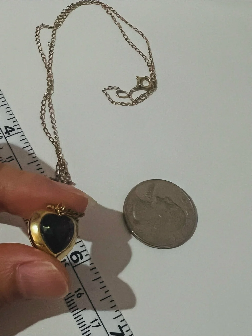 Vintage Victorian Revival Gold Filled Heart Locket Necklace